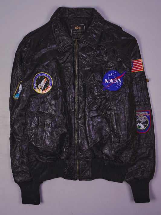 Vintage Lederjacke (L)