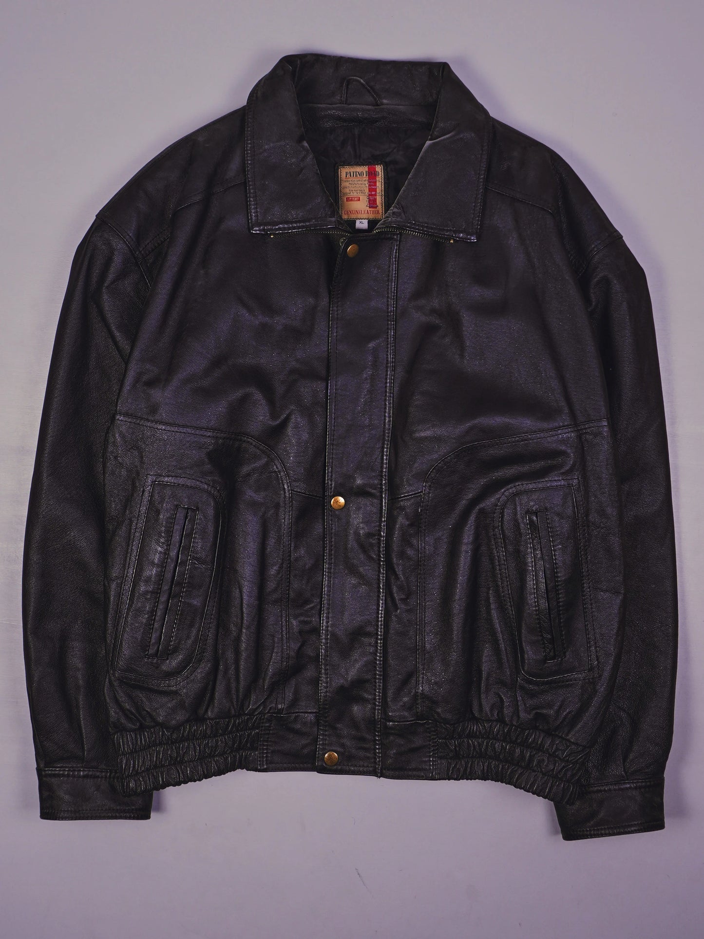 Vintage Patino Road Lederjacke (L)
