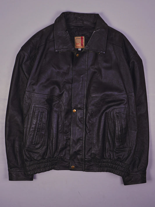 Vintage Patino Road Lederjacke (L)