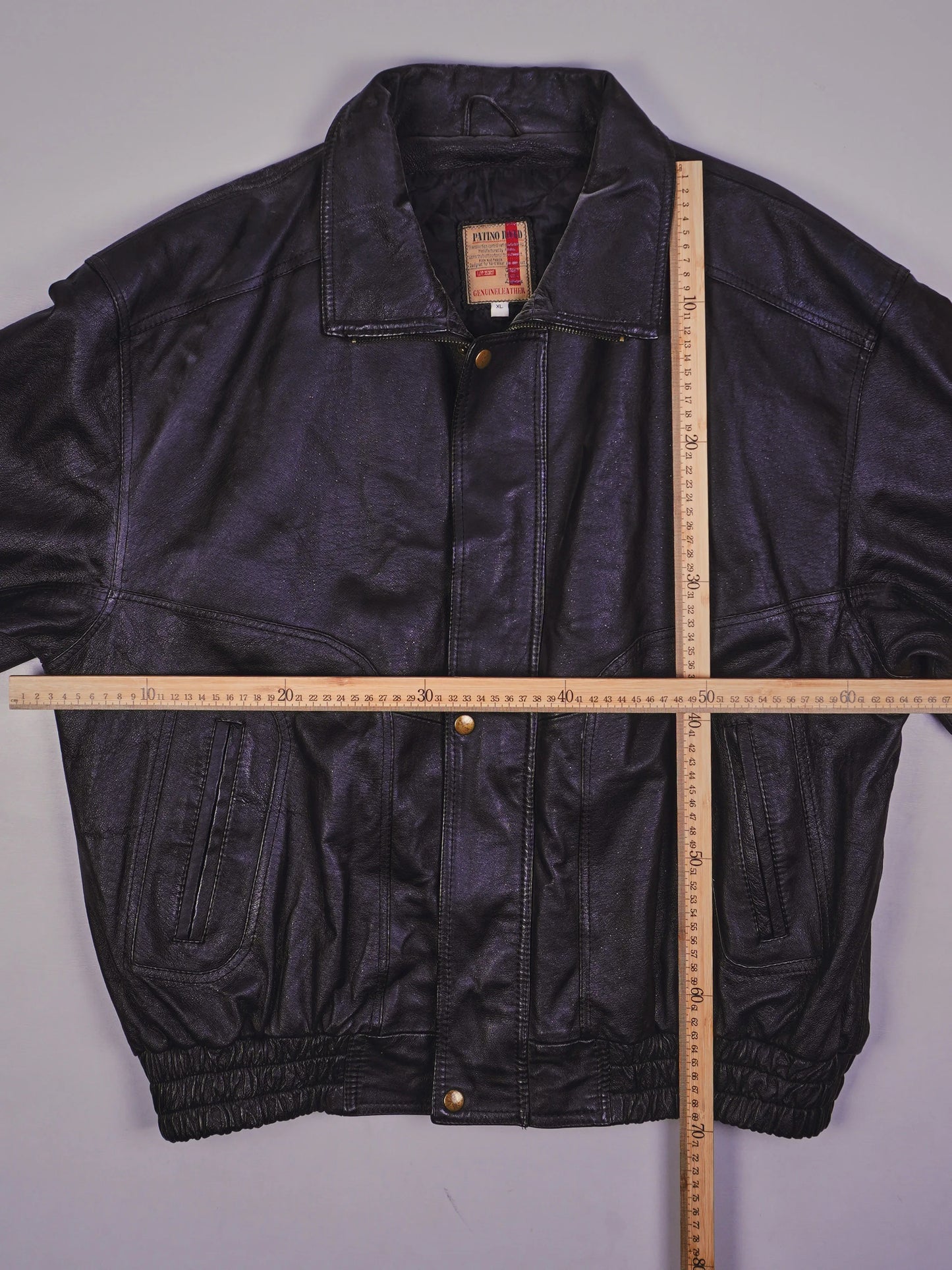 Vintage Patino Road Lederjacke (L)