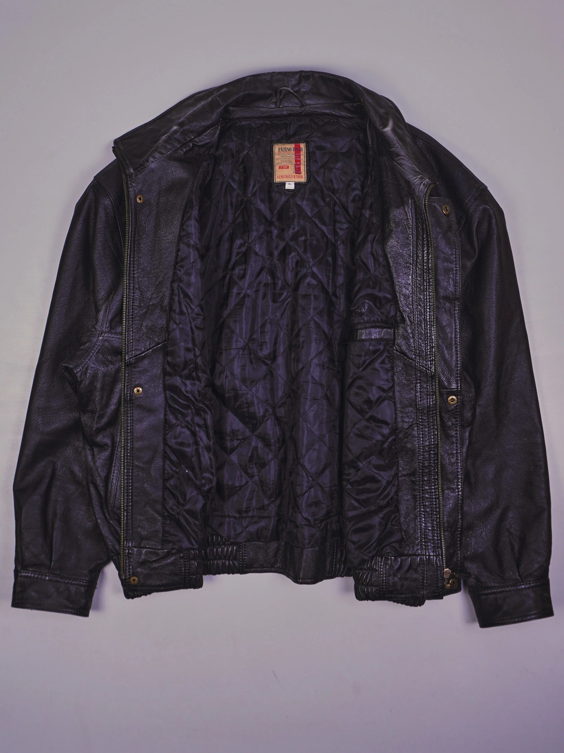 Vintage Patino Road Lederjacke (L)