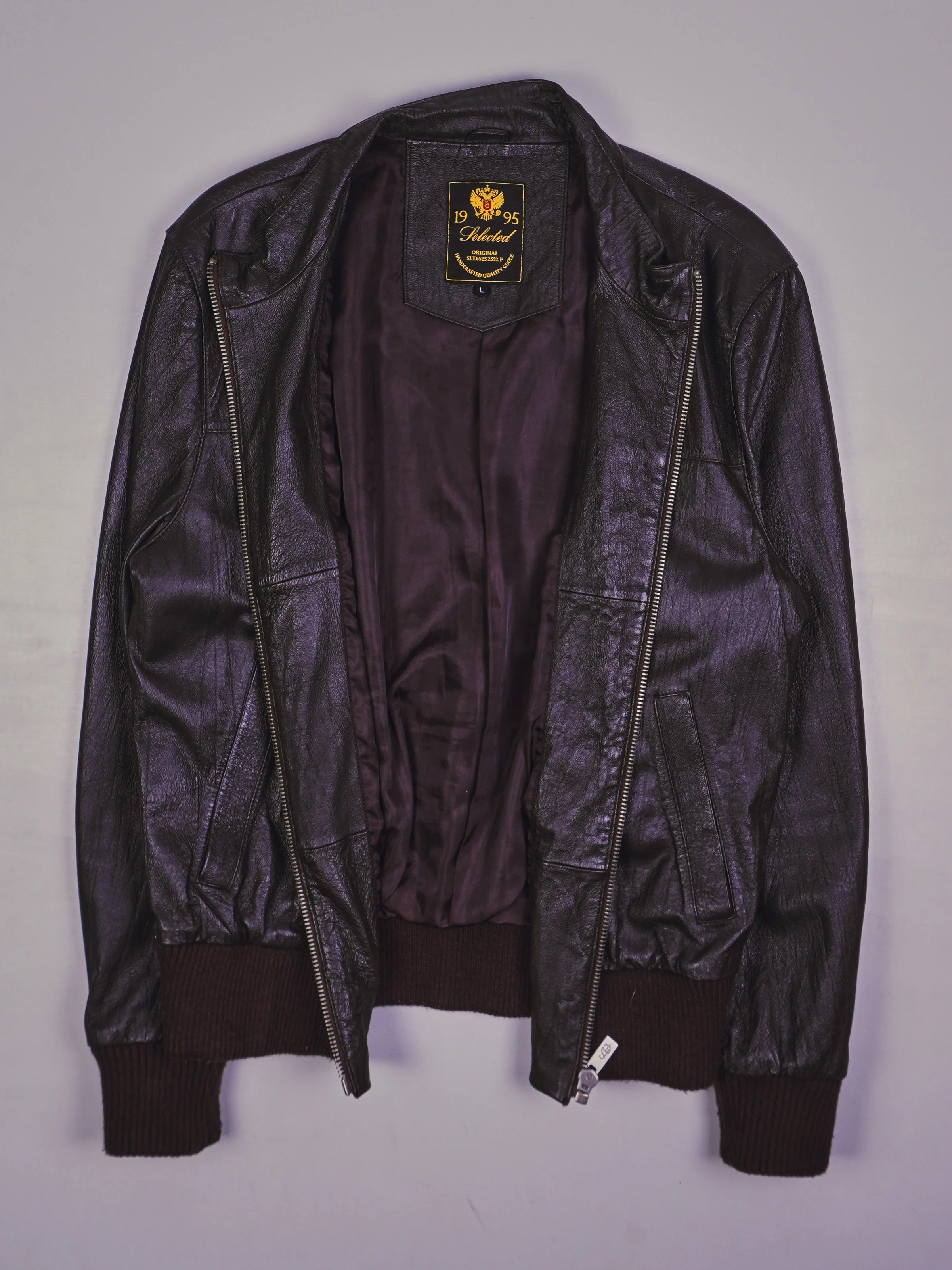 Vintage Selected Lederjacke (M)