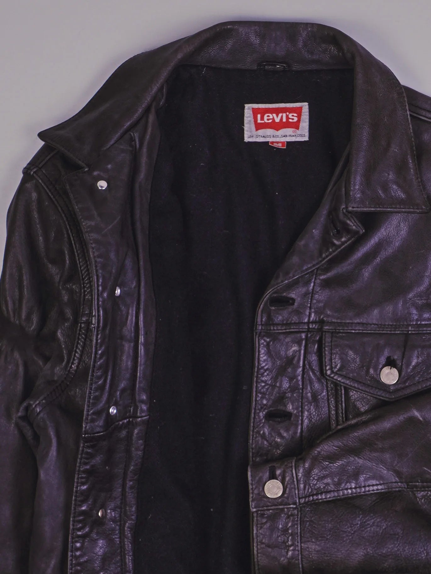 Vintage Levis Lederjacke ()