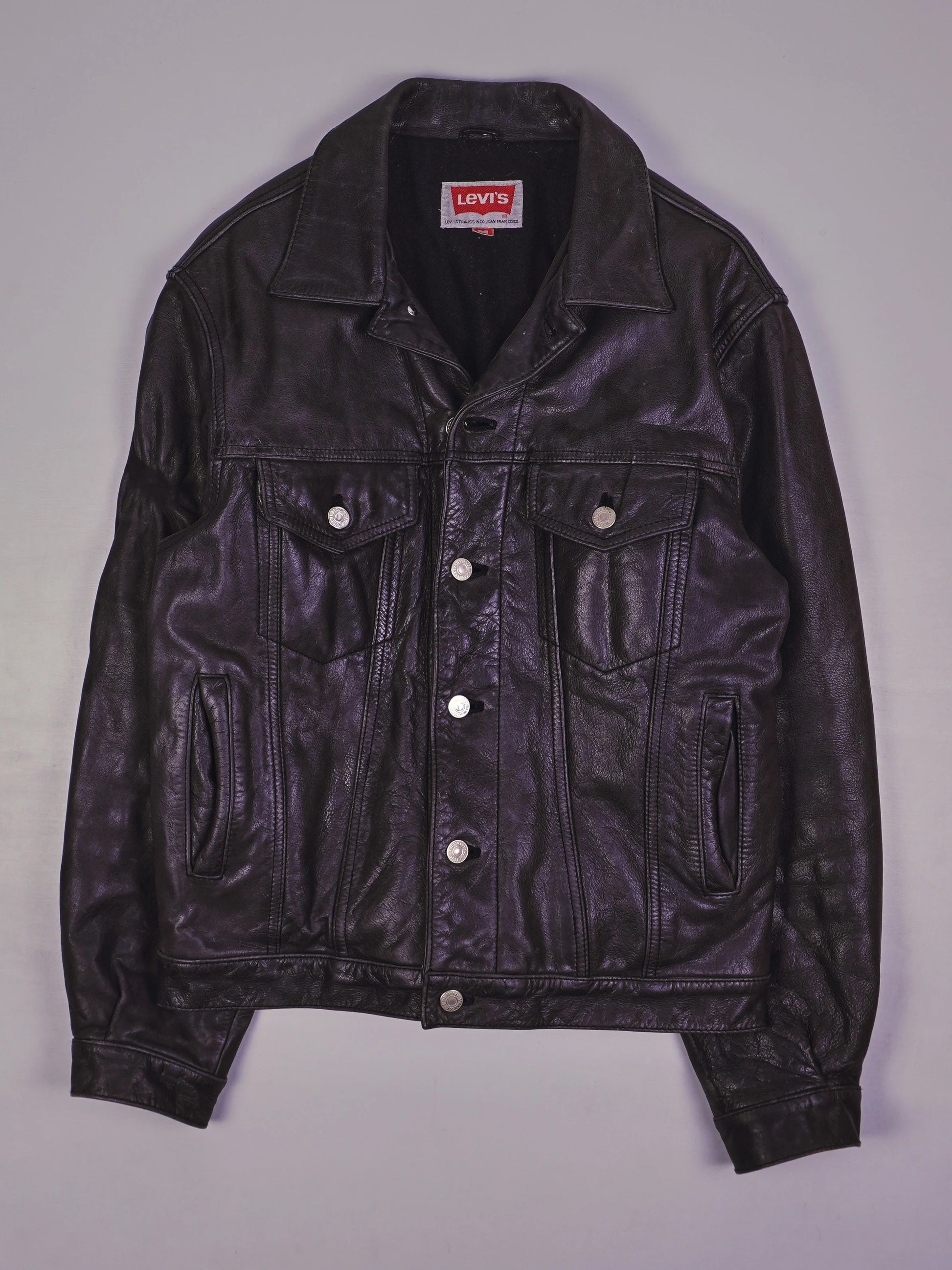 Vintage Levis Lederjacke ()