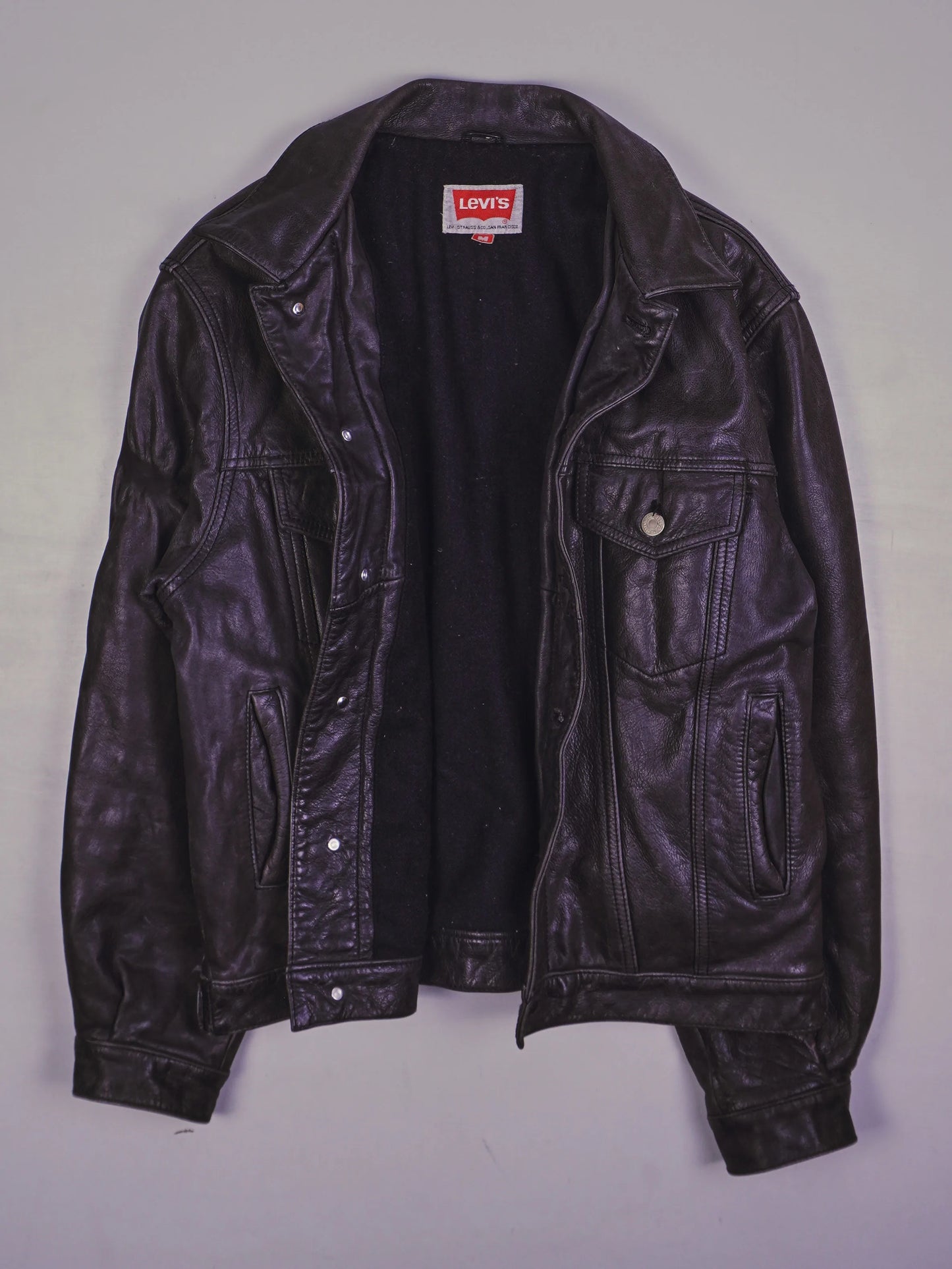 Vintage Levis Lederjacke ()