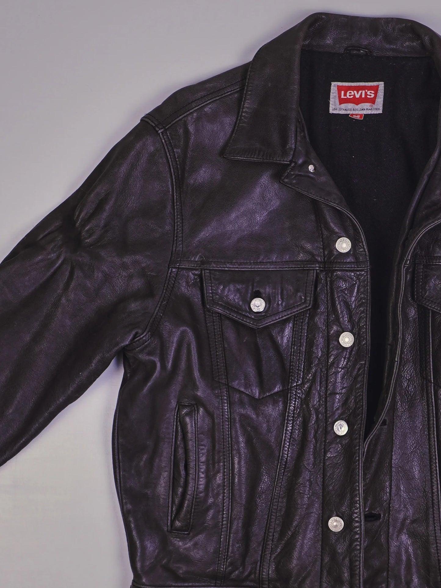 Vintage Levis Lederjacke ()