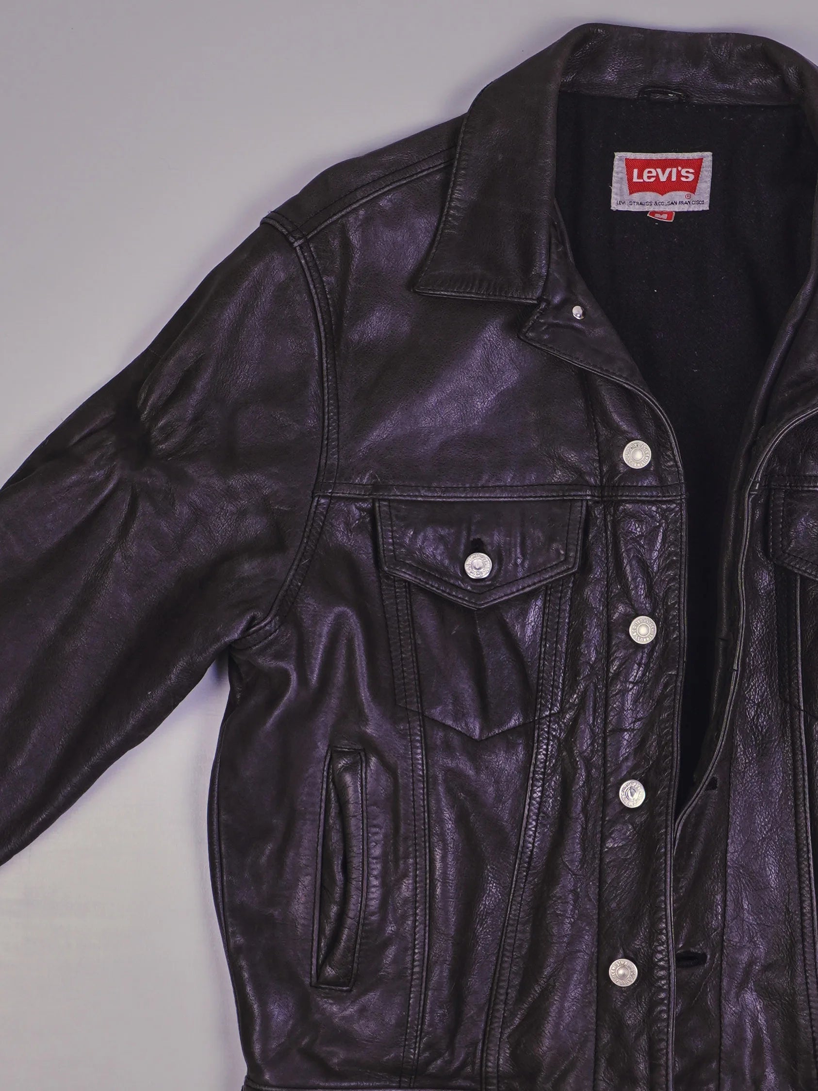 Vintage Levis Lederjacke ()