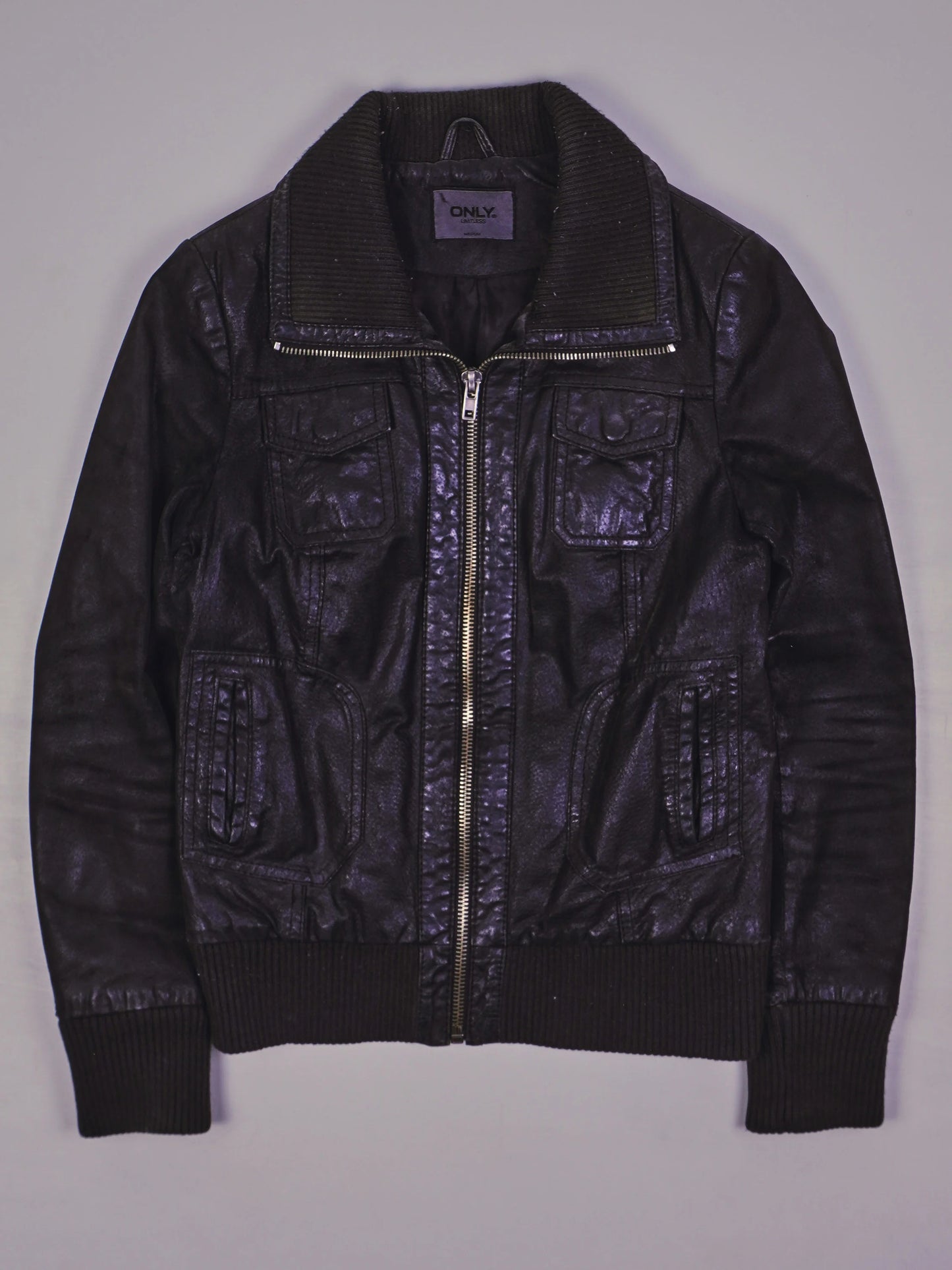 Vintage Lederjacke (S)