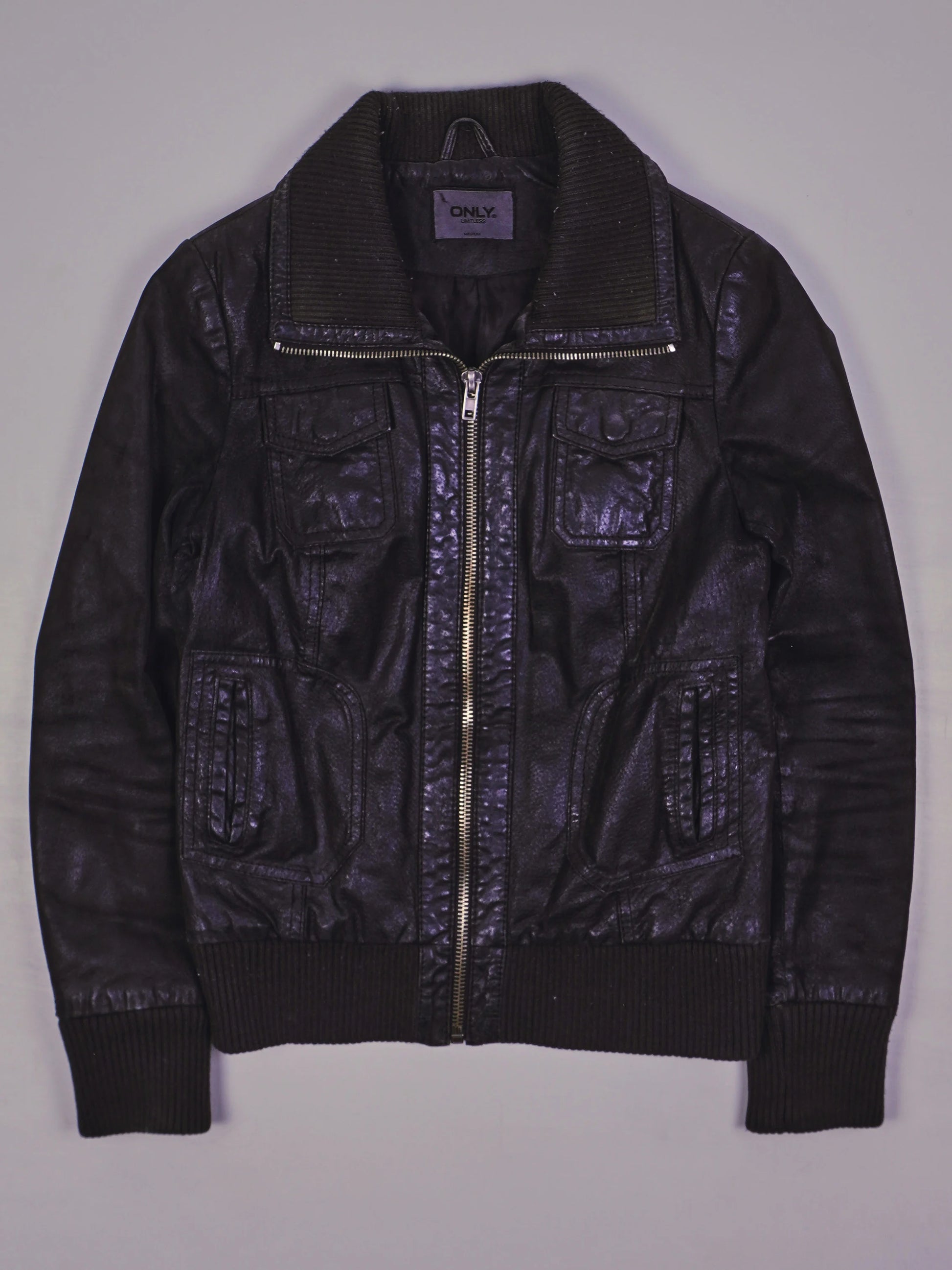 Vintage Lederjacke (S)