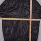 Vintage Kapuzen Lederjacke (M)