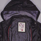 Vintage Kapuzen Lederjacke (M)