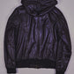 Vintage Kapuzen Lederjacke (M)