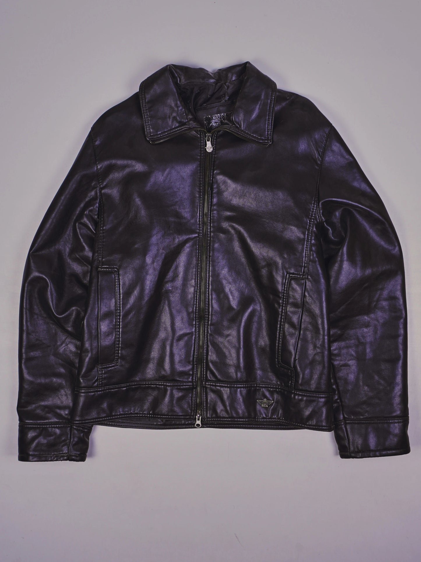 Vintage R.C.A Lederjacke (M)