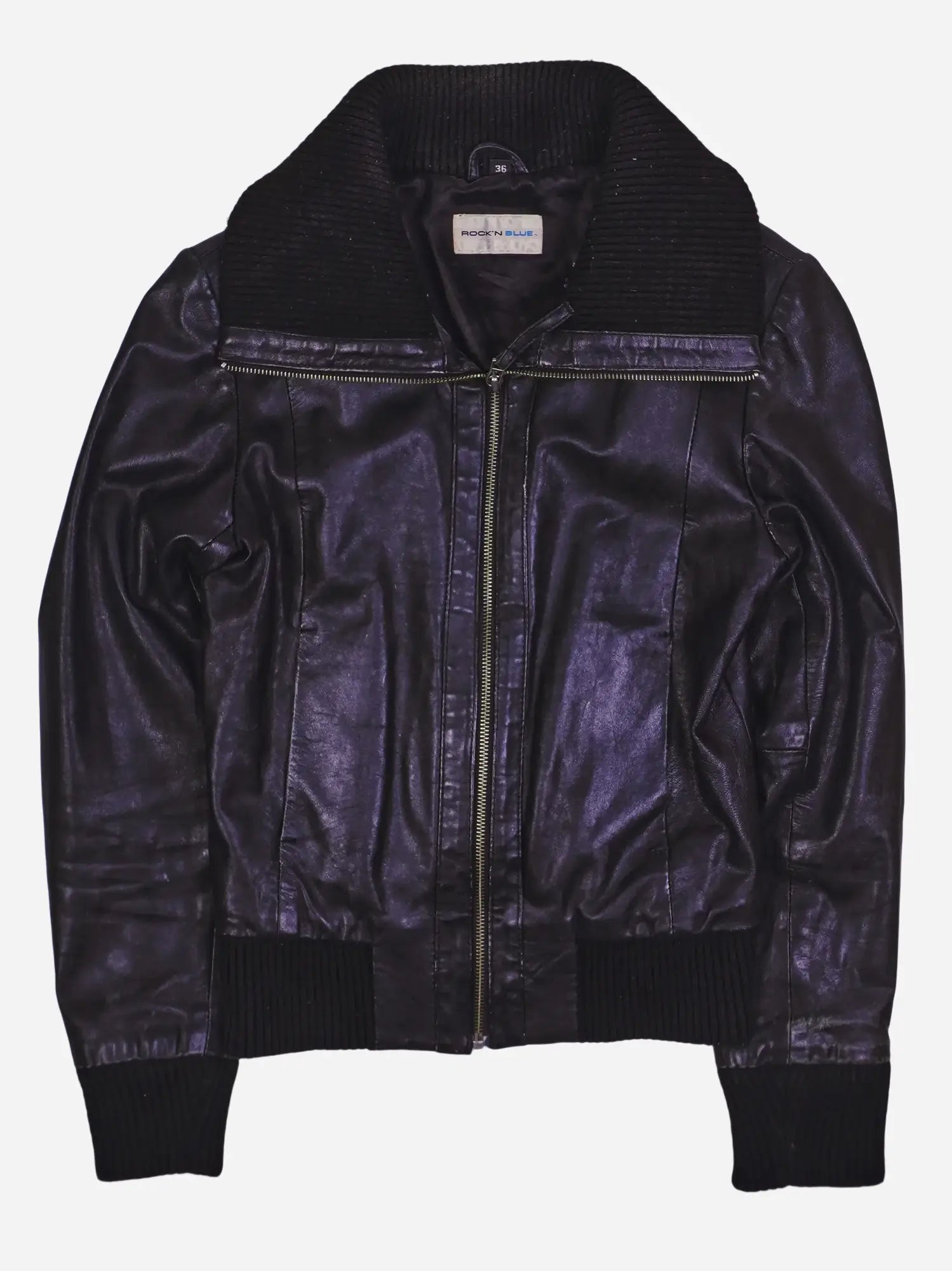 Vintage Rocker Lederjacke (S)