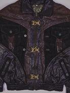 Vintage Biker Lederjacke (L)