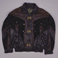 Vintage Biker Lederjacke (L)