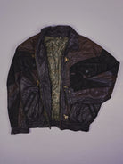 Vintage Biker Lederjacke (L)
