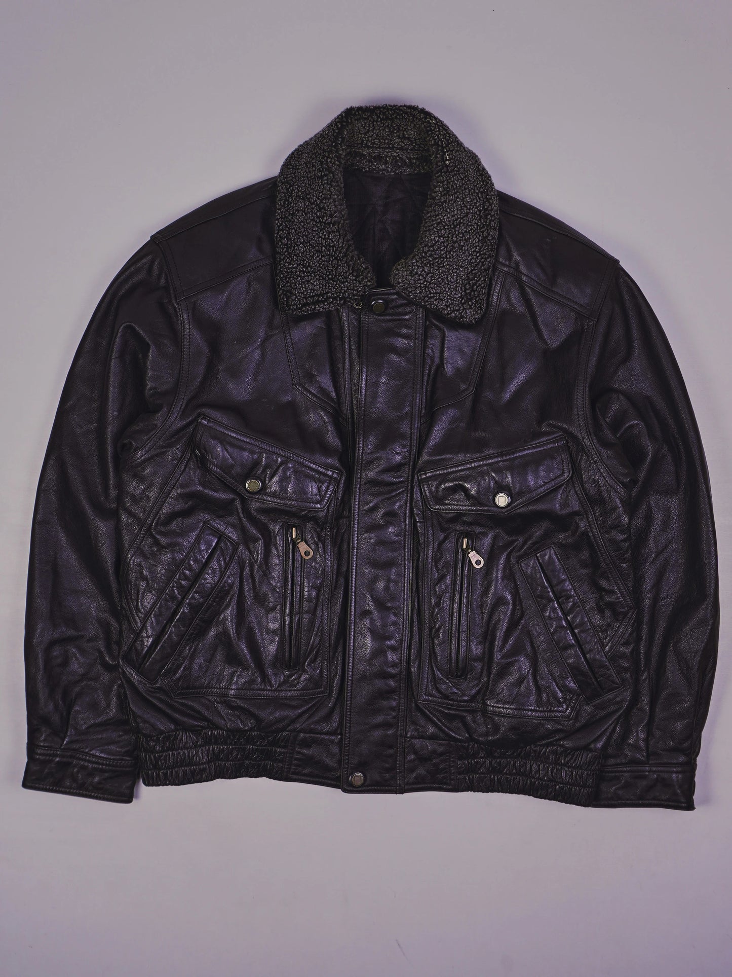 Vintage Lederjacke (L)