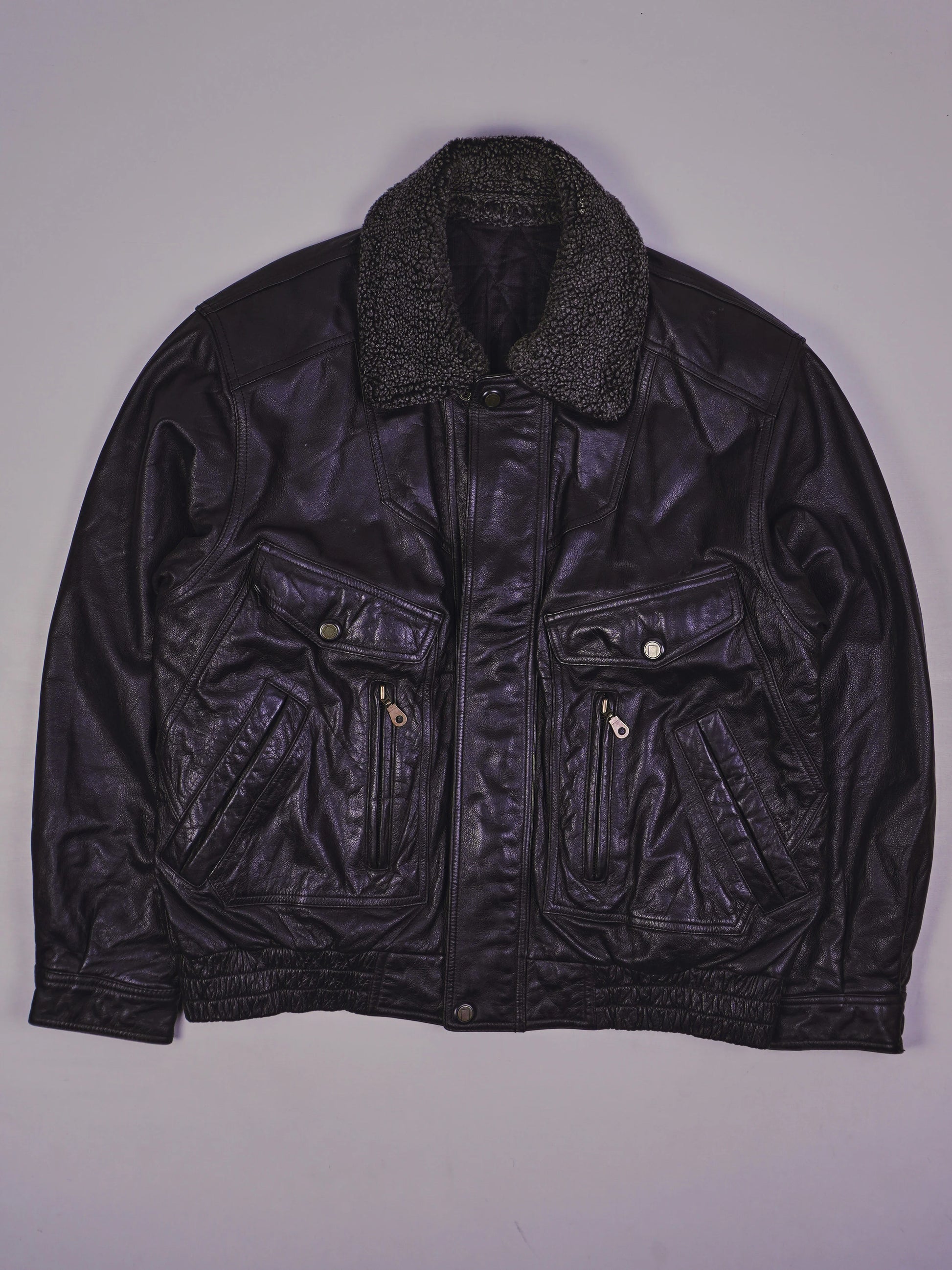 Vintage Lederjacke (L)