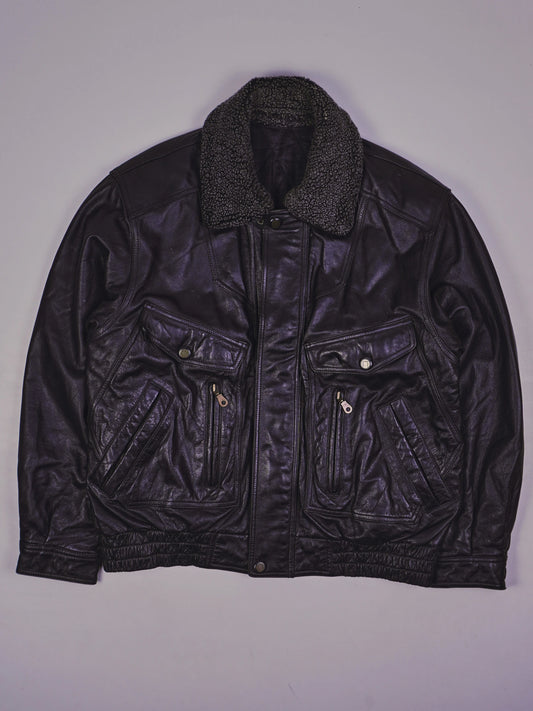 Vintage Lederjacke (L)