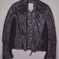 Vintage Biker Lederjacke (S)