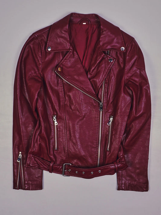 Vintage Rocker Lederjacke (M)