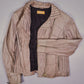 Vintage Biker Lederjacke (L)