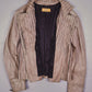 Vintage Biker Lederjacke (L)