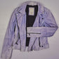 Vintage Biker Lederjacke (S)
