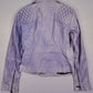 Vintage Biker Lederjacke (S)
