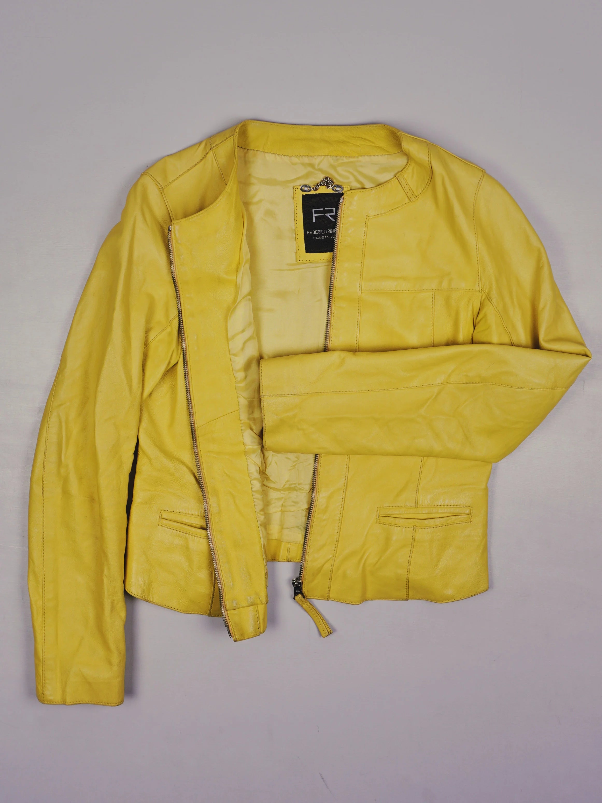 Vintage Lederjacke (M)