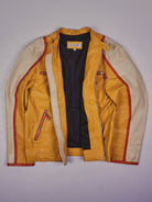 Vintage Blue One Lederjacke (XL)