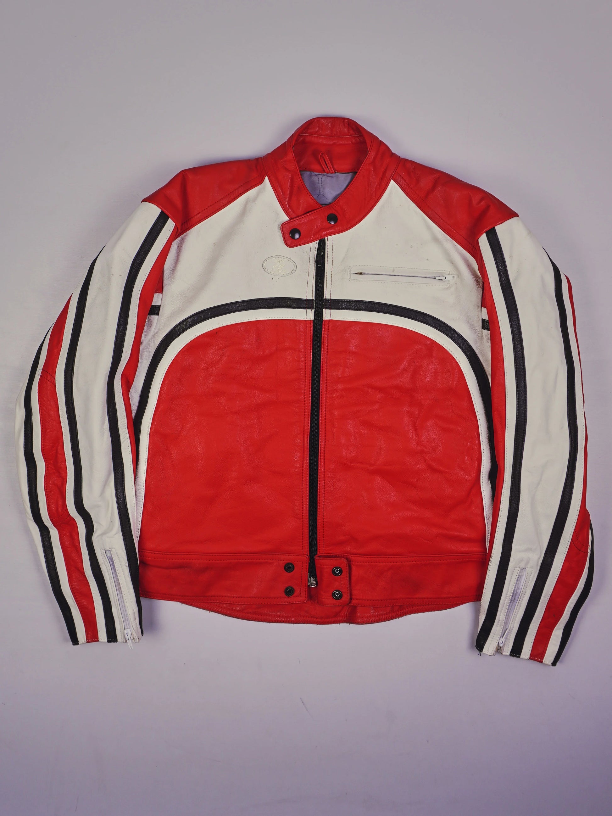 Vintage Racer Lederjacke (XL)