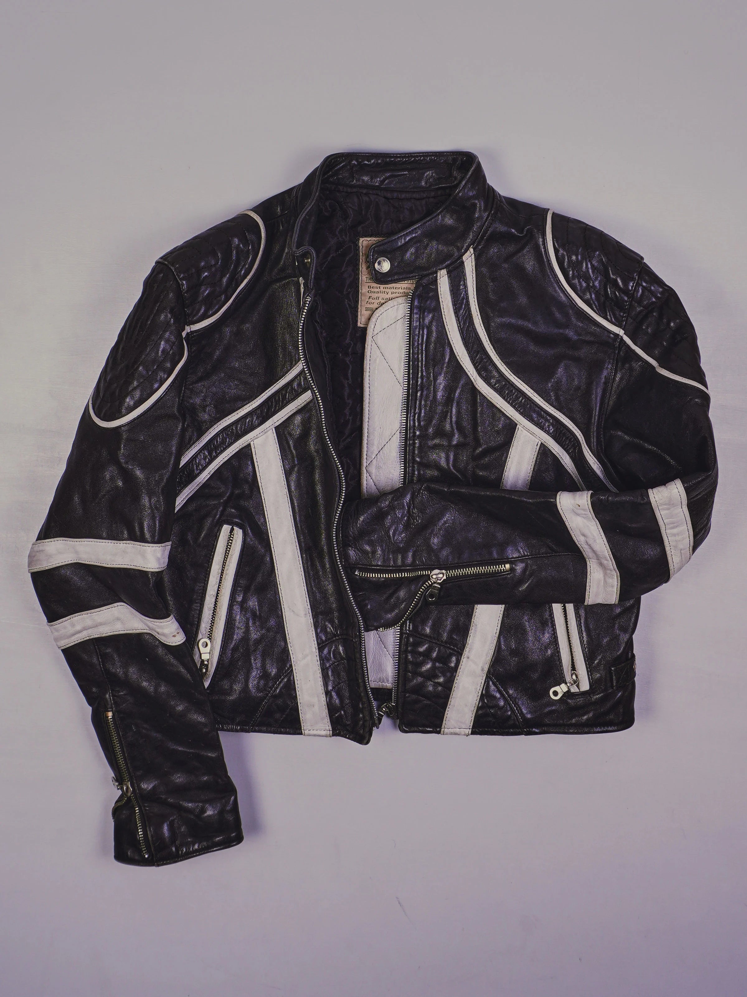 Vintage Racer Lederjacke (s)