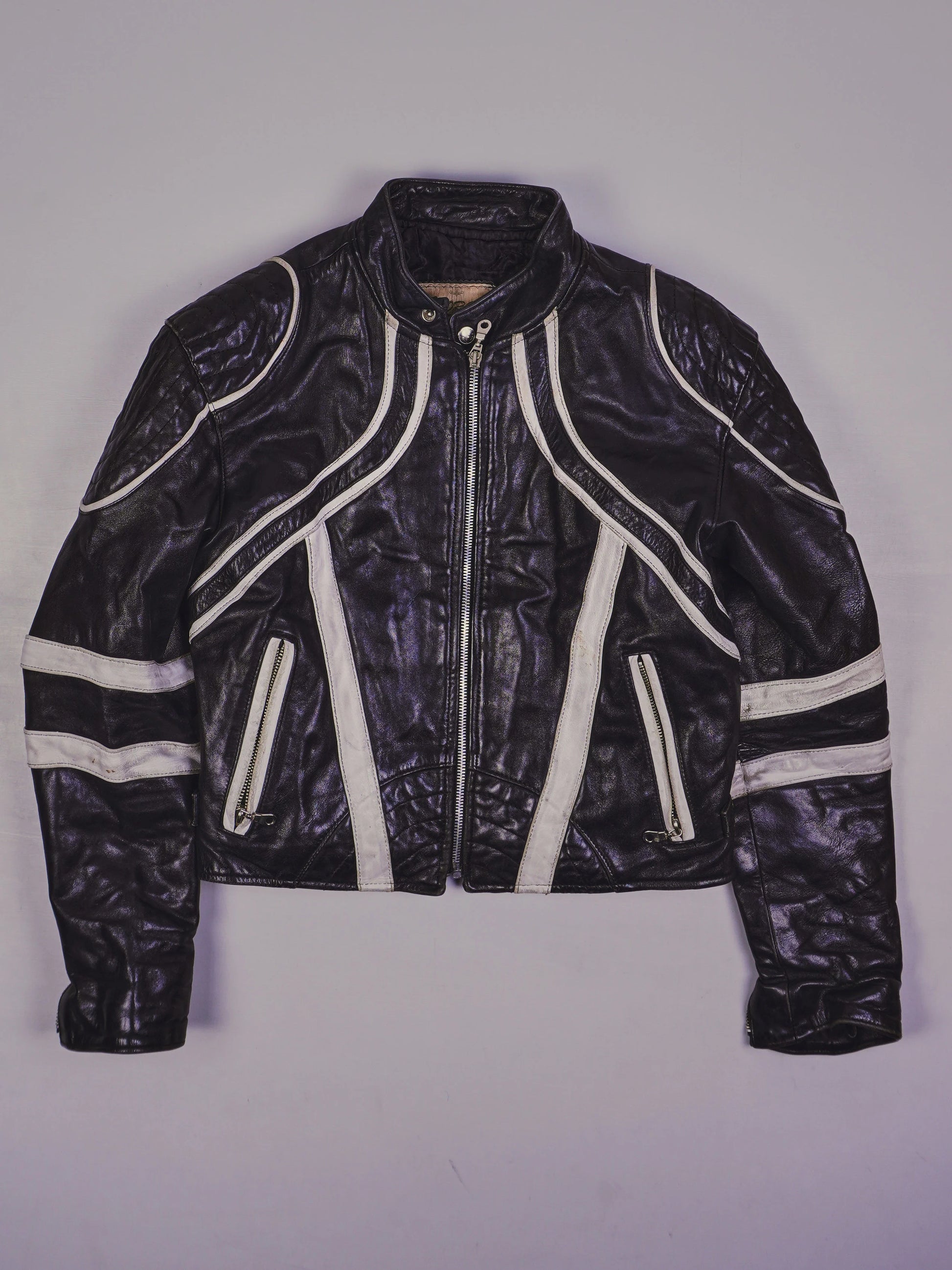 Vintage Racer Lederjacke (s)