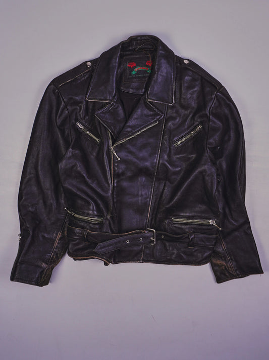 Vintage Rocker Lederjacke (S)