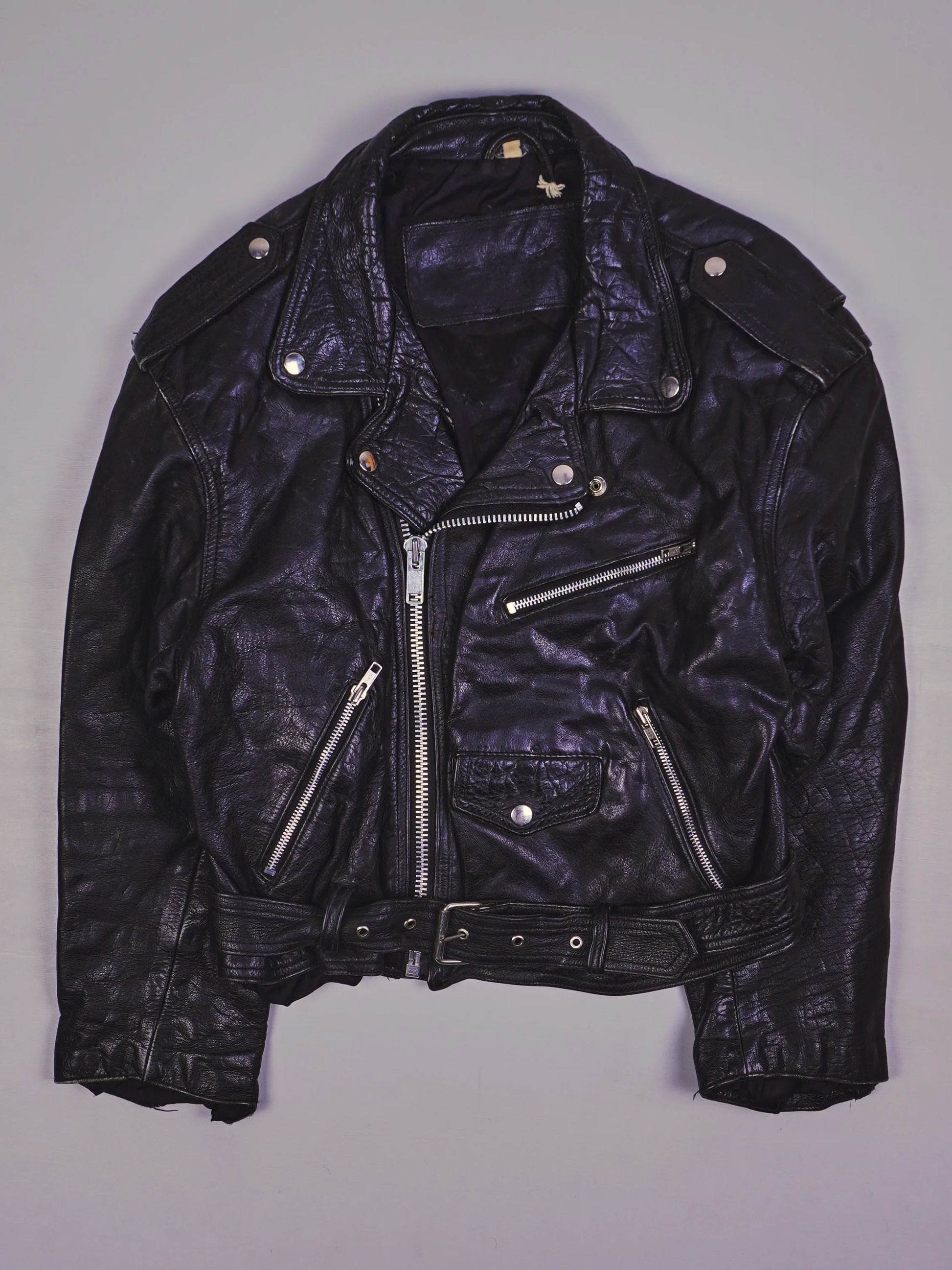 Vintage Rocker Lederjacke (S)