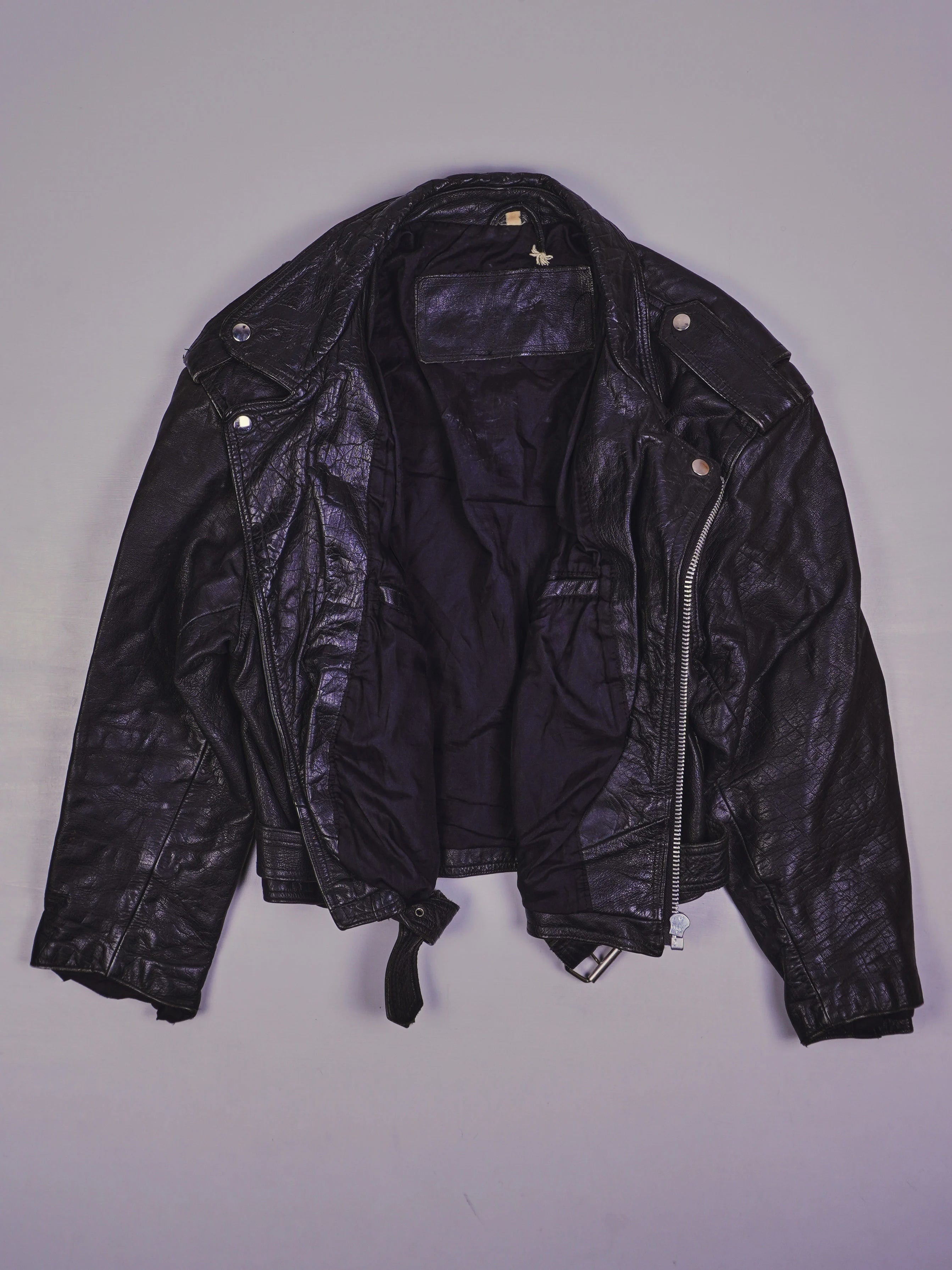 Vintage Rocker Lederjacke (S)
