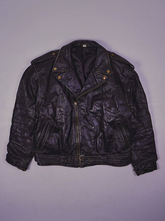 Vintage Rocker Lederjacke (M)