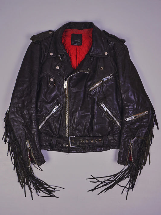 Vintage Indie Lederjacke (M)