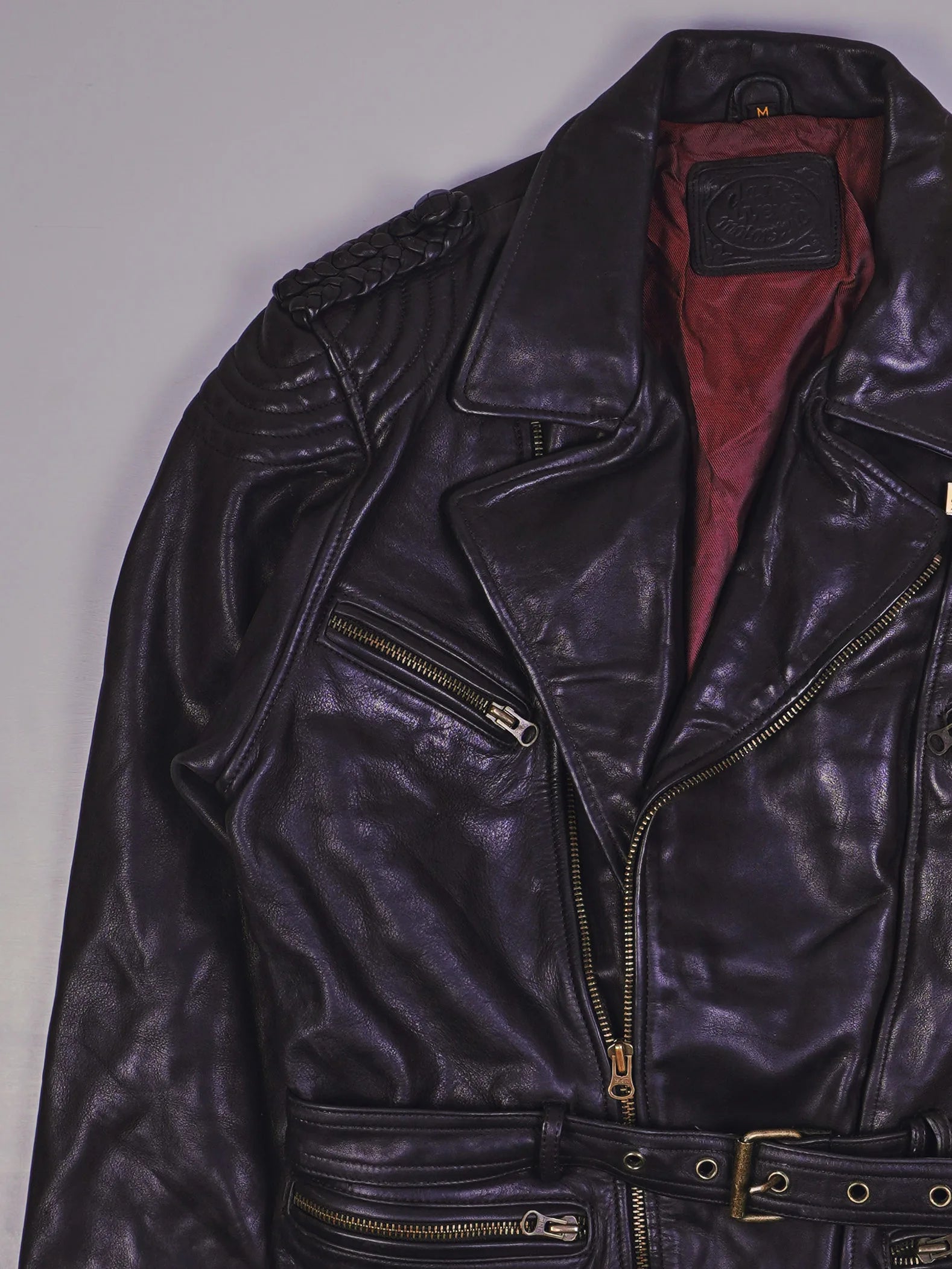 Vintage Lederjacke (M)