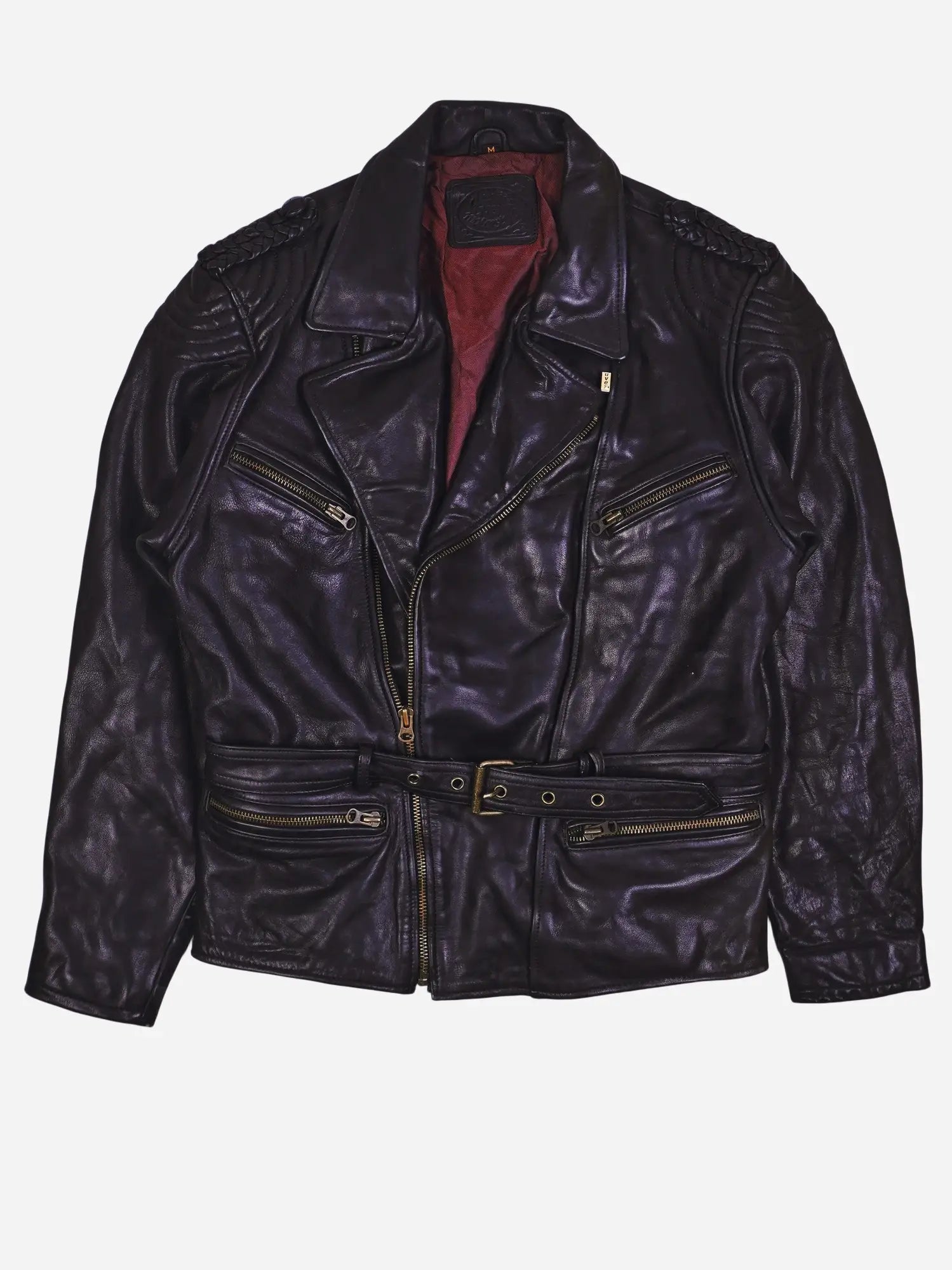 Vintage Lederjacke (M)