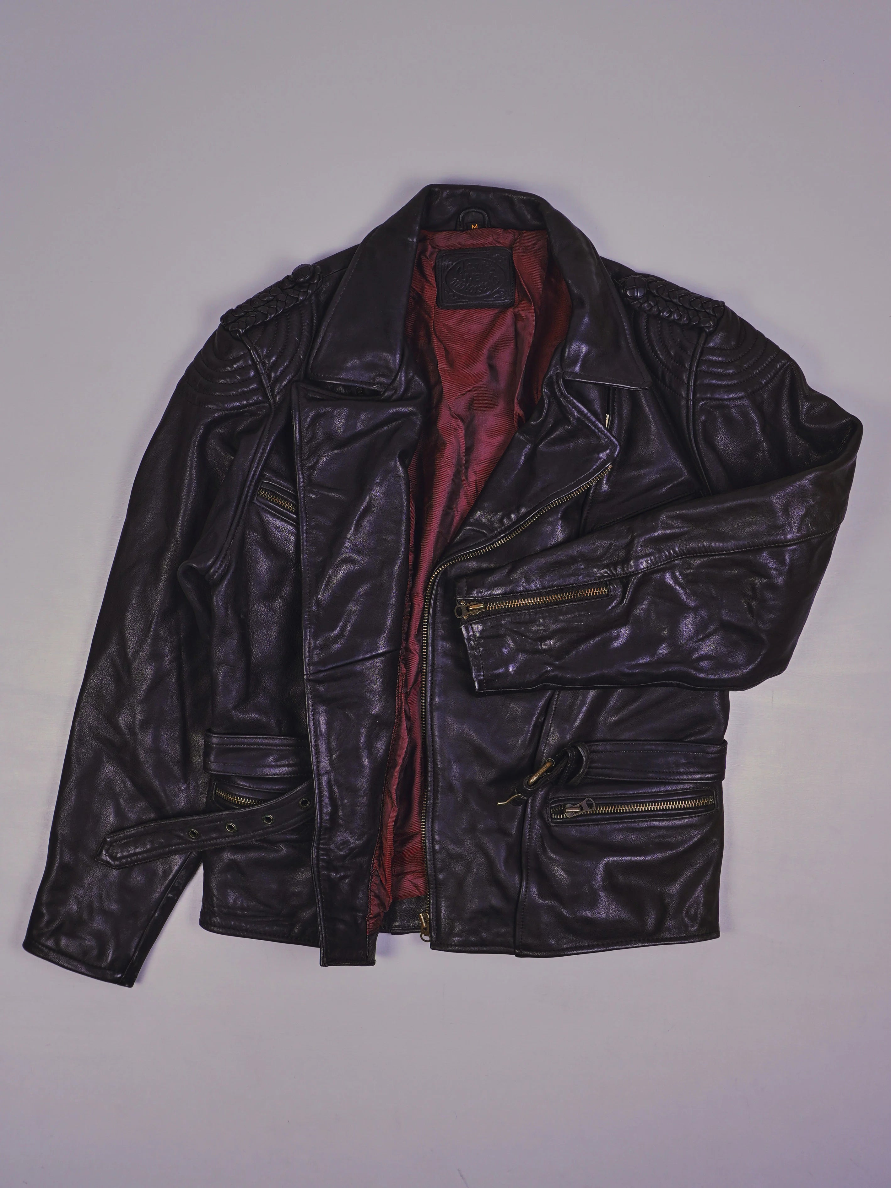 Vintage Lederjacke (M)