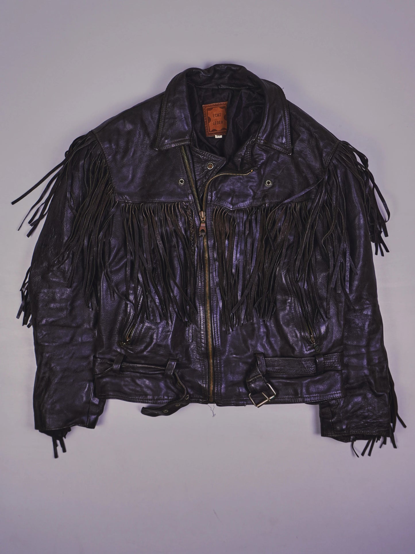 Vintage Indie Lederjacke (M)