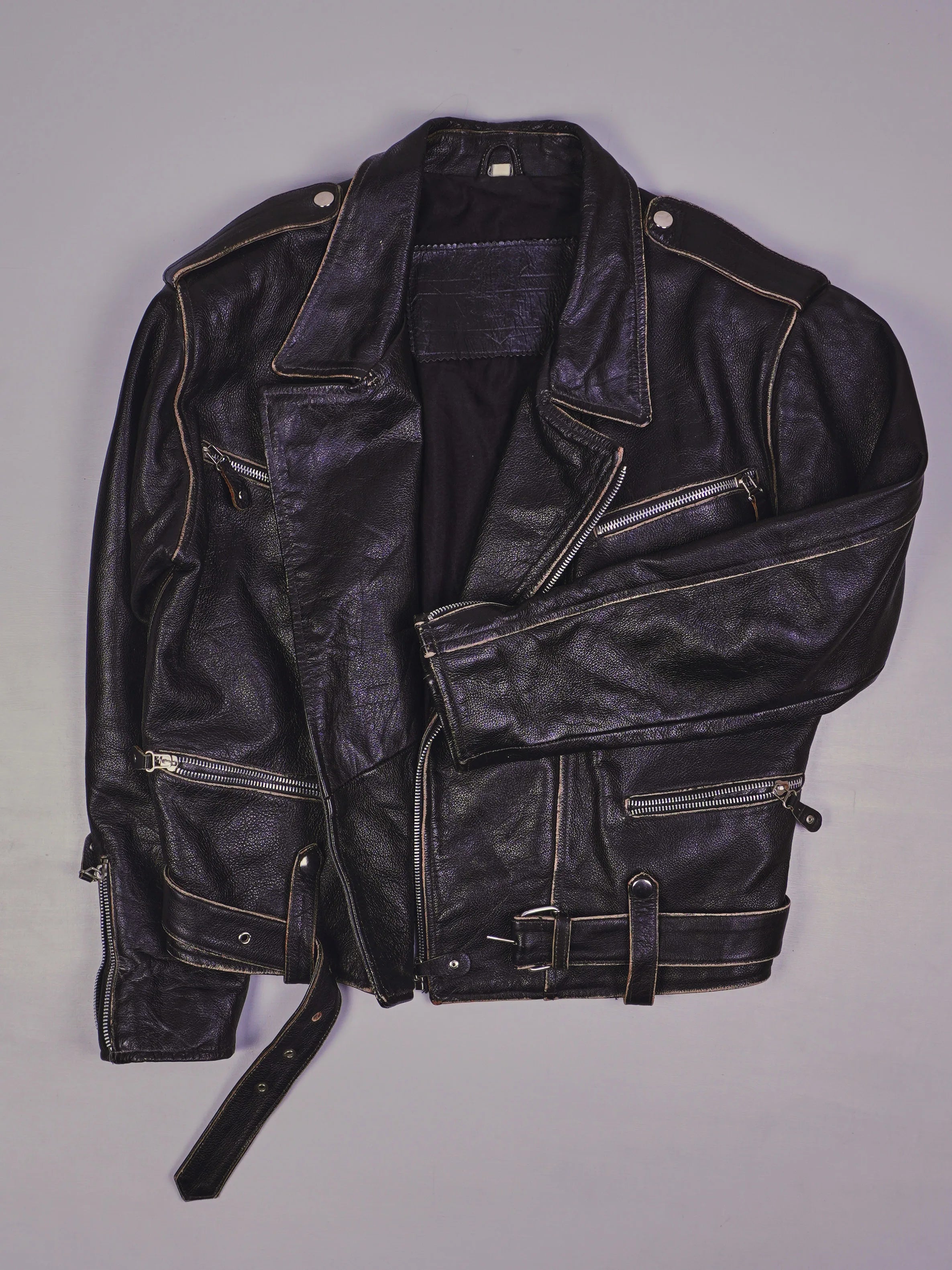 Vintage Lederjacke (S)