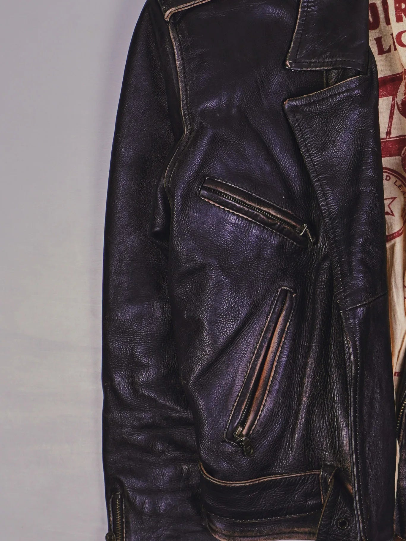 Vinage Piloten Lederjacke (M)