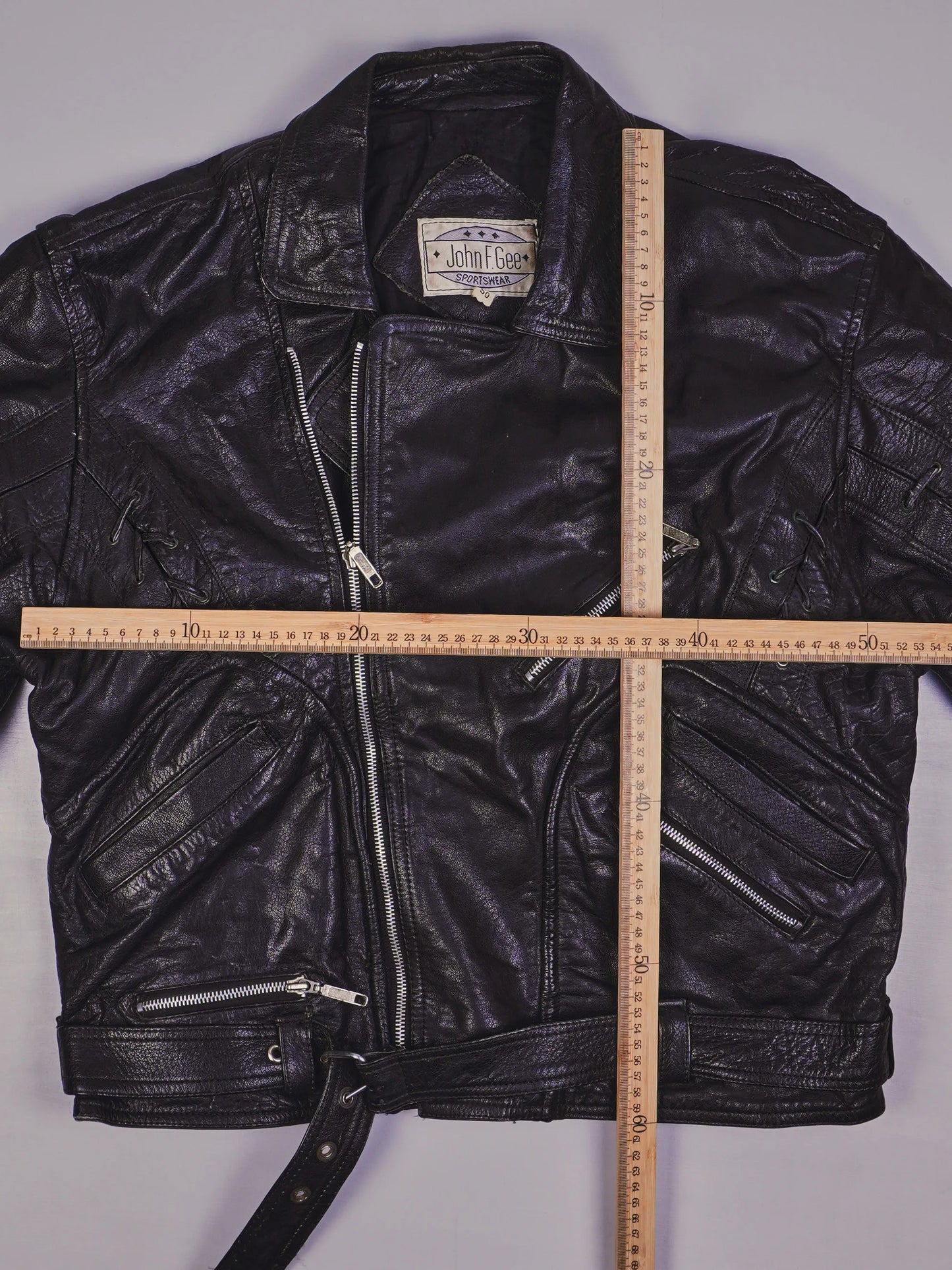 Vintage Rocker Lederjacke (M)
