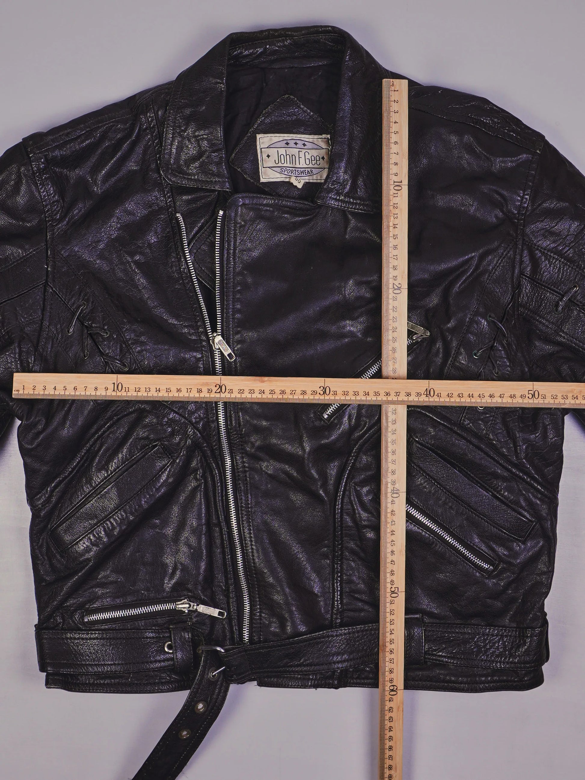 Vintage Rocker Lederjacke (M)