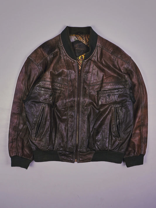 Vintage Lederjacke (M)