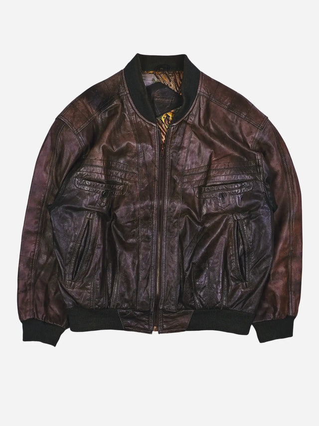 Vintage Lederjacke (M)
